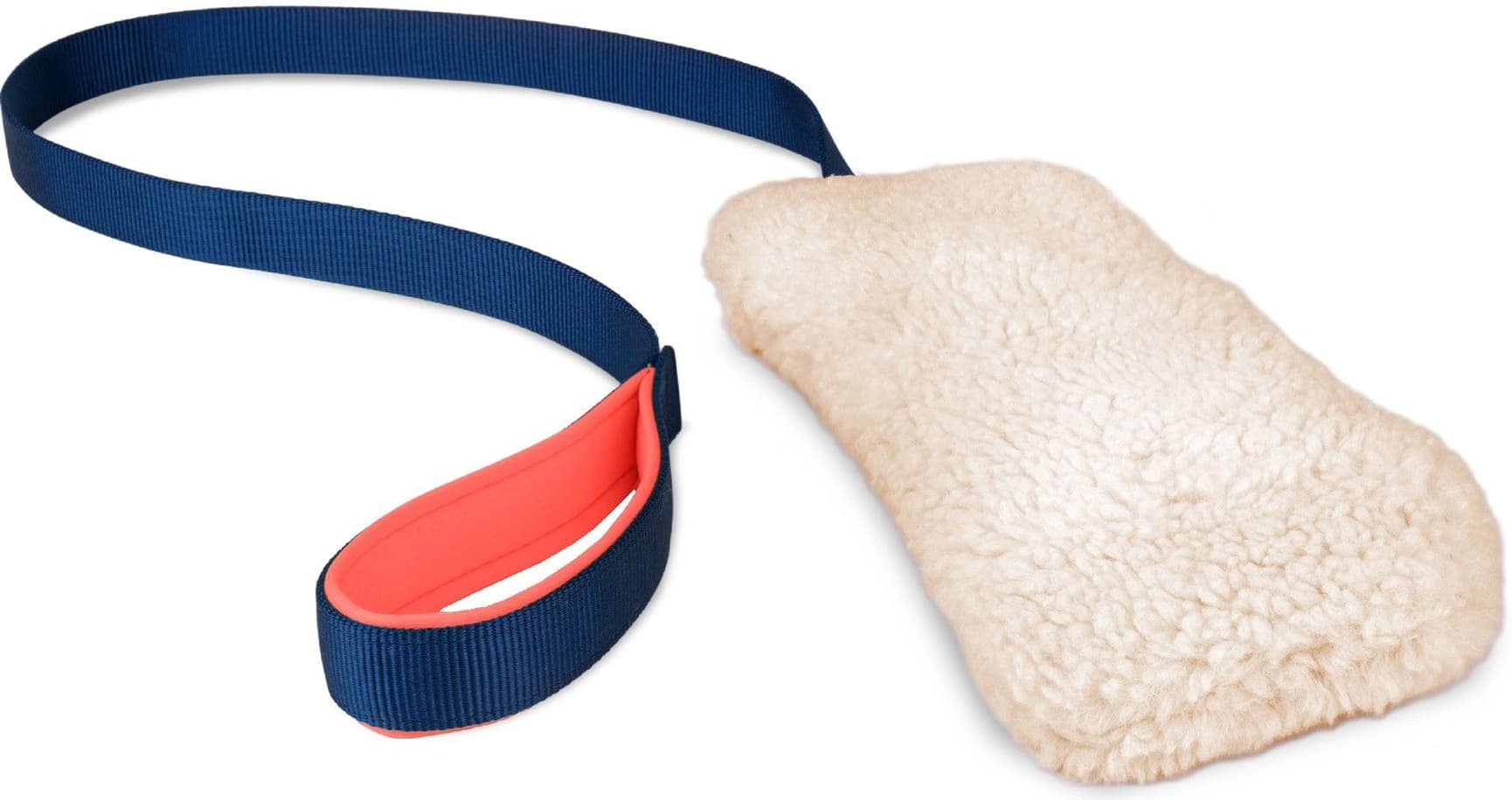 Chase & Crinkle Navy Coral & Faux Lambswool, view: 0