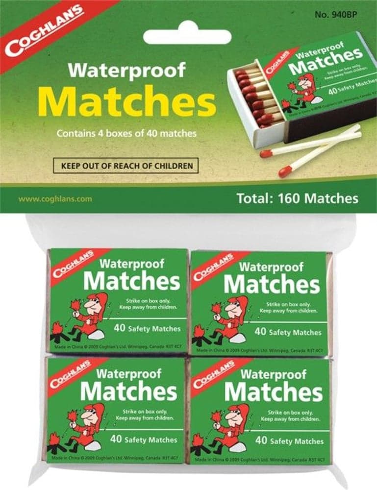 Waterproof Matches, 4-pack, view: 1