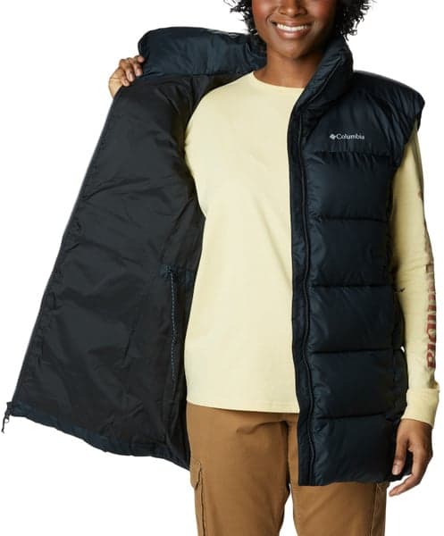 W's Puffect Mid Vest Black, view: 1