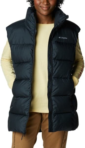 W's Puffect Mid Vest Black, view: 2