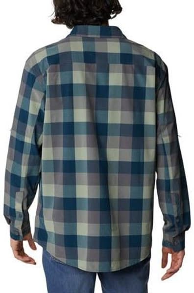 M's Triple LS Shirt Grid Grid Buffalo/City Grey, view: 1