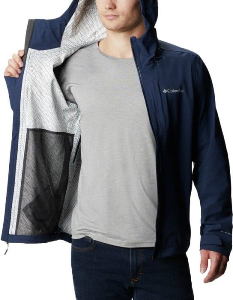 M's Omni-Tech Ampli-Dry Shell Collegiate Navy, view: 2