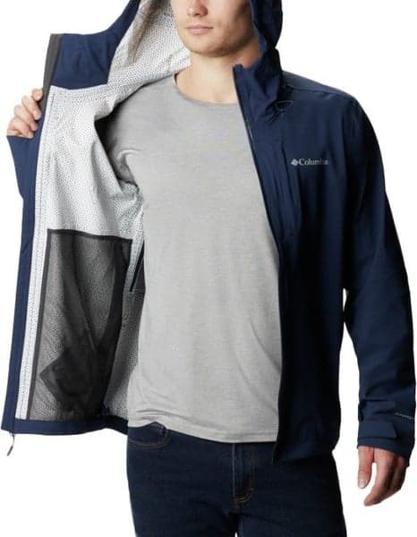 M's Omni-Tech Ampli-Dry Shell Collegiate Navy, view: 2