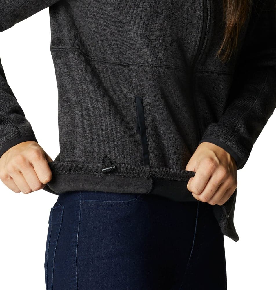 W's Sweater Weather Full Zip Heather/Black, view: 5