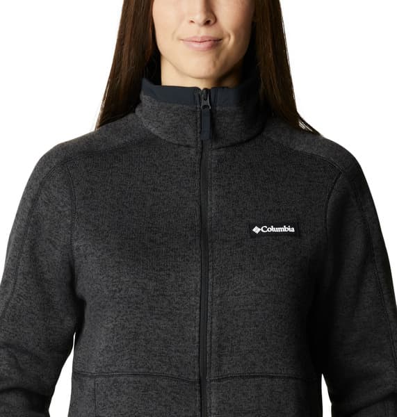W's Sweater Weather Full Zip Heather/Black, view: 4