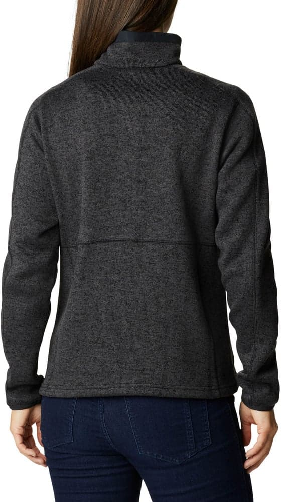 W's Sweater Weather Full Zip Heather/Black, view: 1