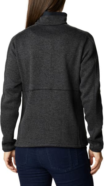 W's Sweater Weather Full Zip Heather/Black, view: 1