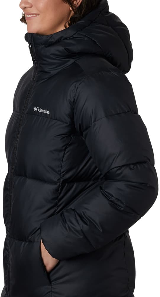 W's Puffect Mid Hooded Jacket Black, view: 1
