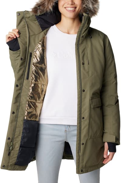 W's Little Si Insulated Parka Stone Green, view: 1