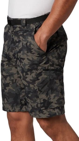 Silver Ridge Printed Cargo Short Black Camo, view: 3