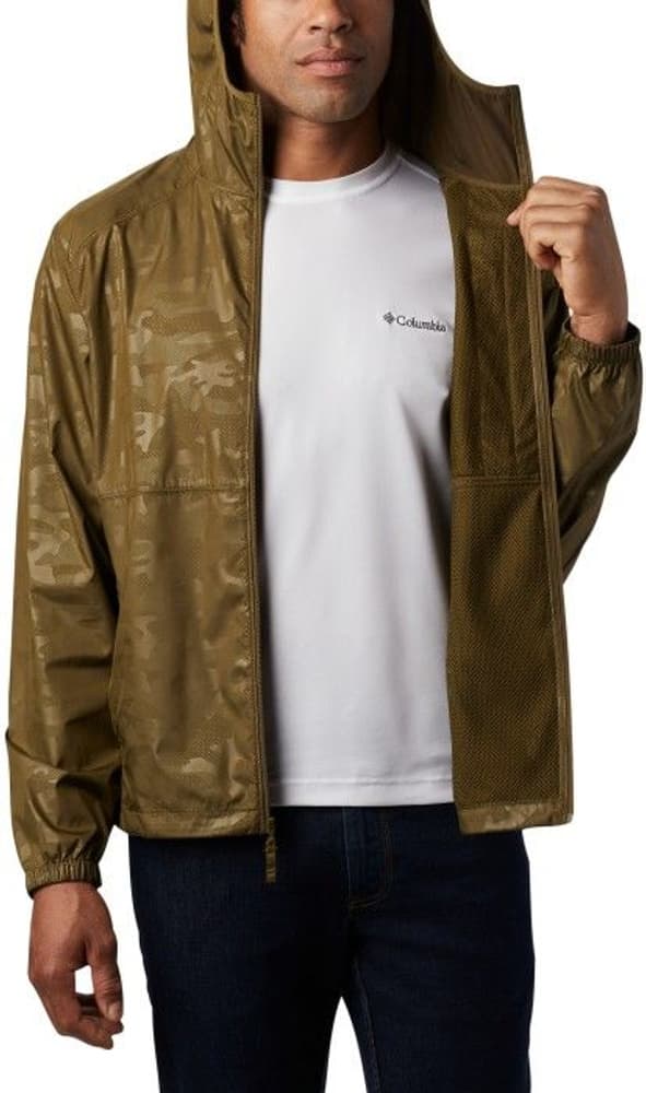 Flash Forward Windbreaker Print New Olive Techn, view: 1