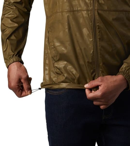 Flash Forward Windbreaker Print New Olive Techn, view: 4