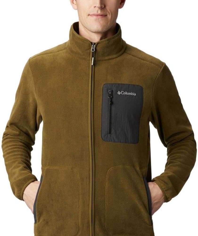M's Exploration Full Zip Fleece Jacket New Olive/Shark, view: 0