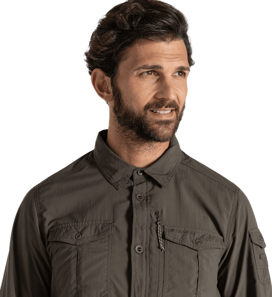 M's NosiLife Adventure LS Shirt III Woodland Green, view: 3