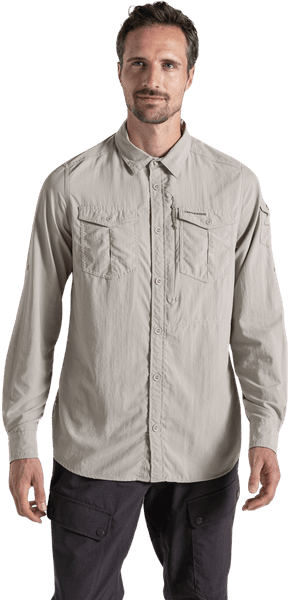 M's NosiLife Adventure III LS Shirt Parchment, view: 1