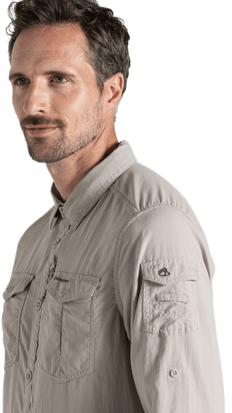 M's NosiLife Adventure III LS Shirt Parchment, view: 3