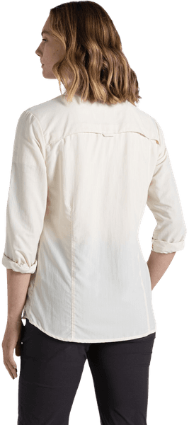 W's NosiLife Adventure LS Shirt III Seasalt, view: 2