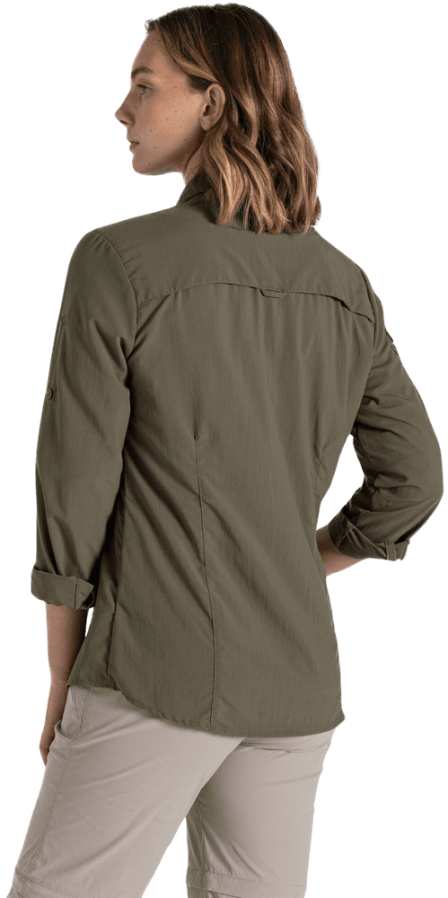 W's NosiLife Adventure LS Shirt III Wild Olive, view: 2