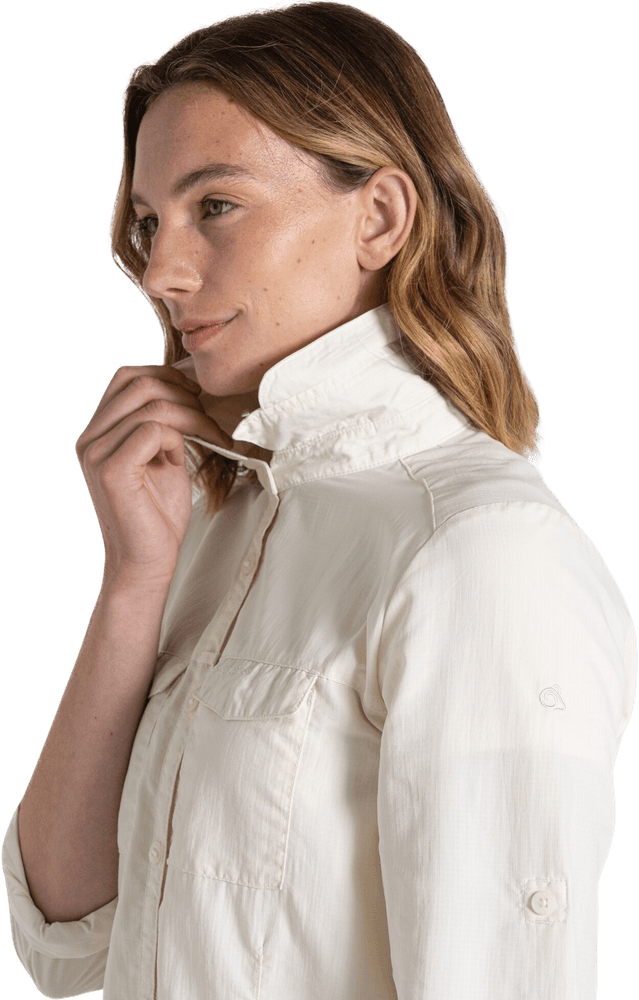 W's NosiLife Adventure LS Shirt III Seasalt, view: 4