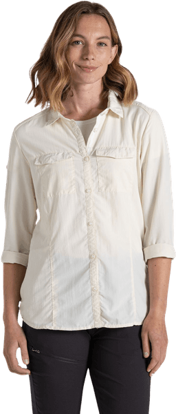 W's NosiLife Adventure LS Shirt III Seasalt, view: 1