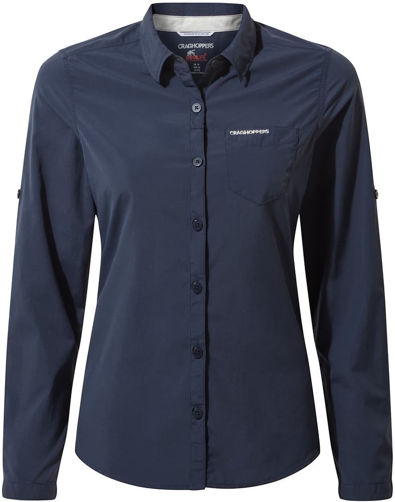 W's NosiLife Bardo Longsleeve Shirt Blue Navy, view: 0