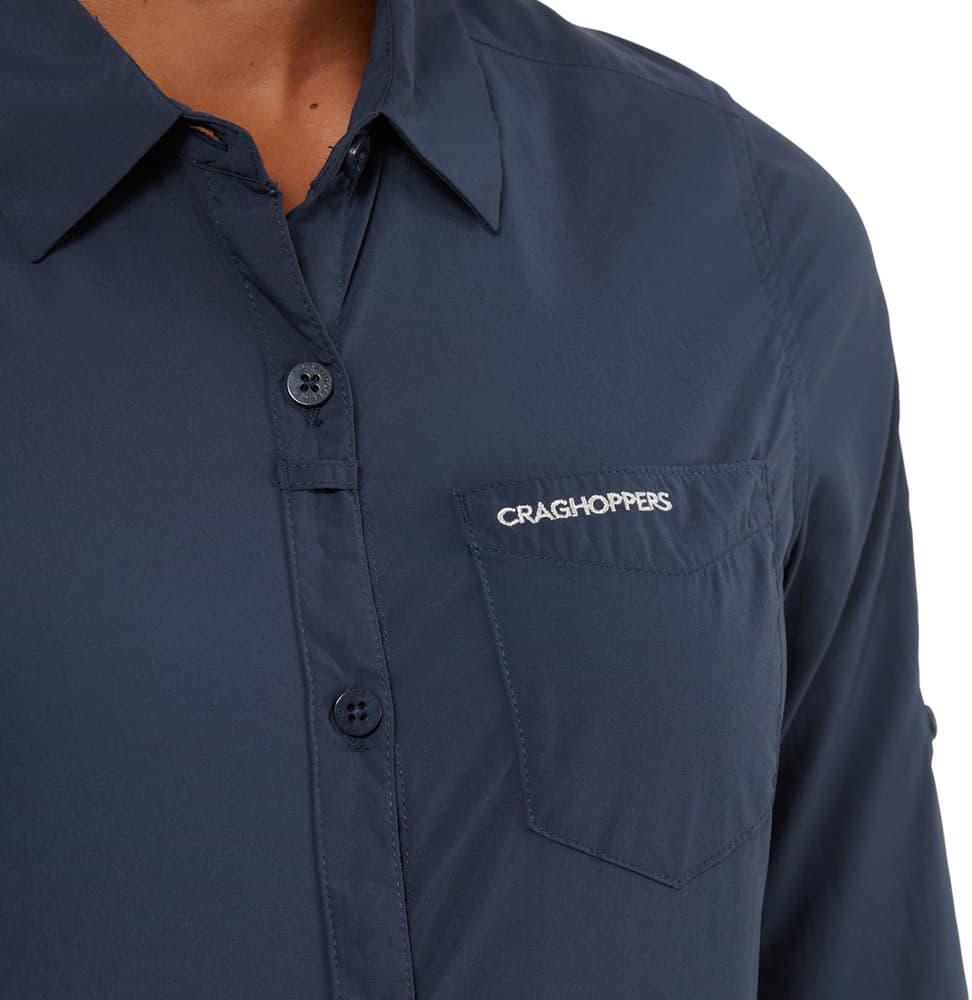 W's NosiLife Bardo Longsleeve Shirt Blue Navy, view: 3