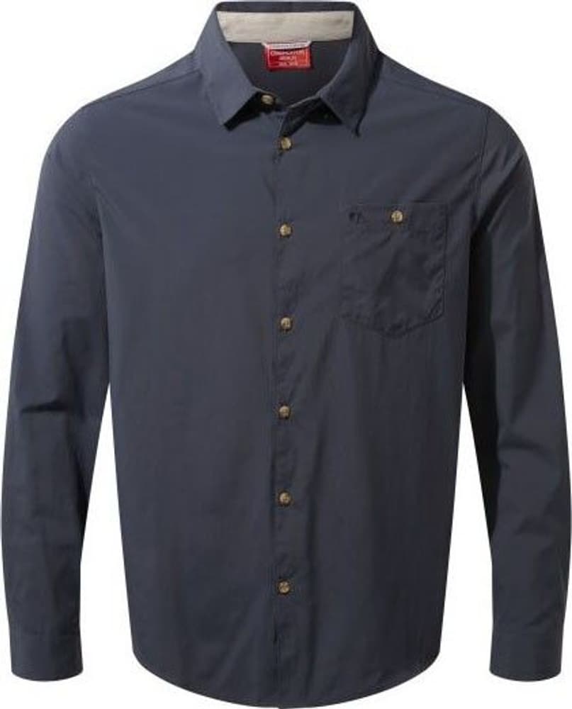 M's NosiLife Nuoro Long Sleeved Shirt Steel Blue, view: 0