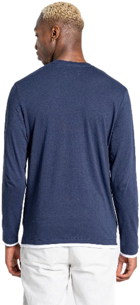 M's NosiBotanical Coulter Long Sleeved T-Shirt Blue Navy, view: 2