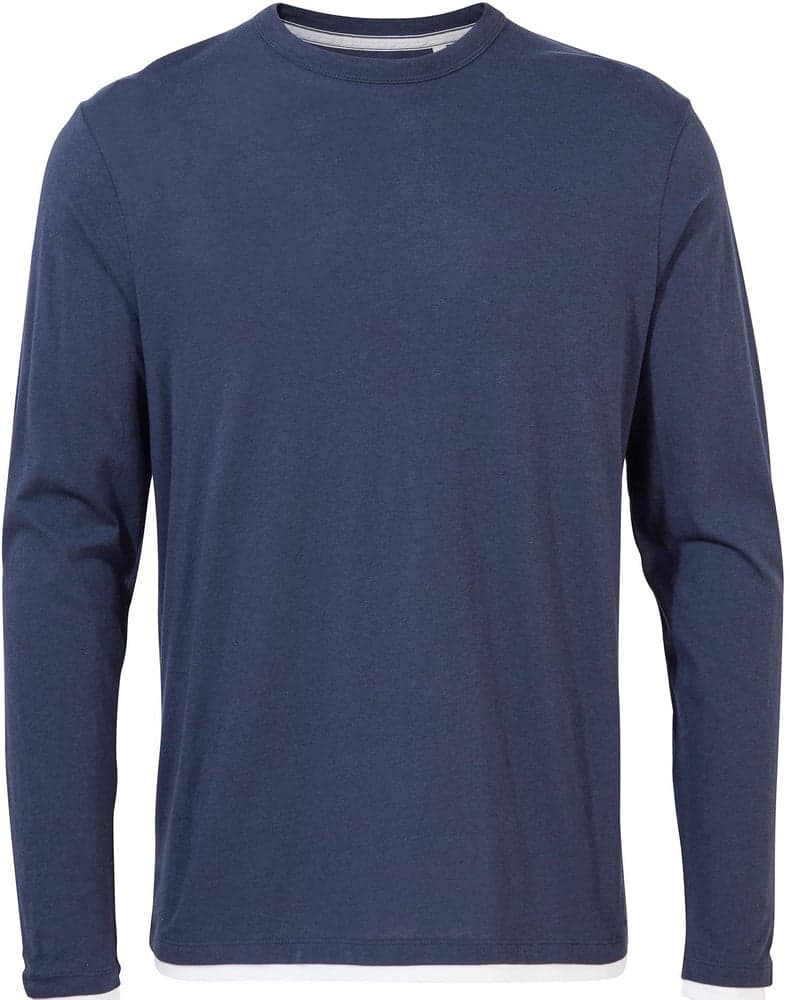 M's NosiBotanical Coulter Long Sleeved T-Shirt Blue Navy, view: 0