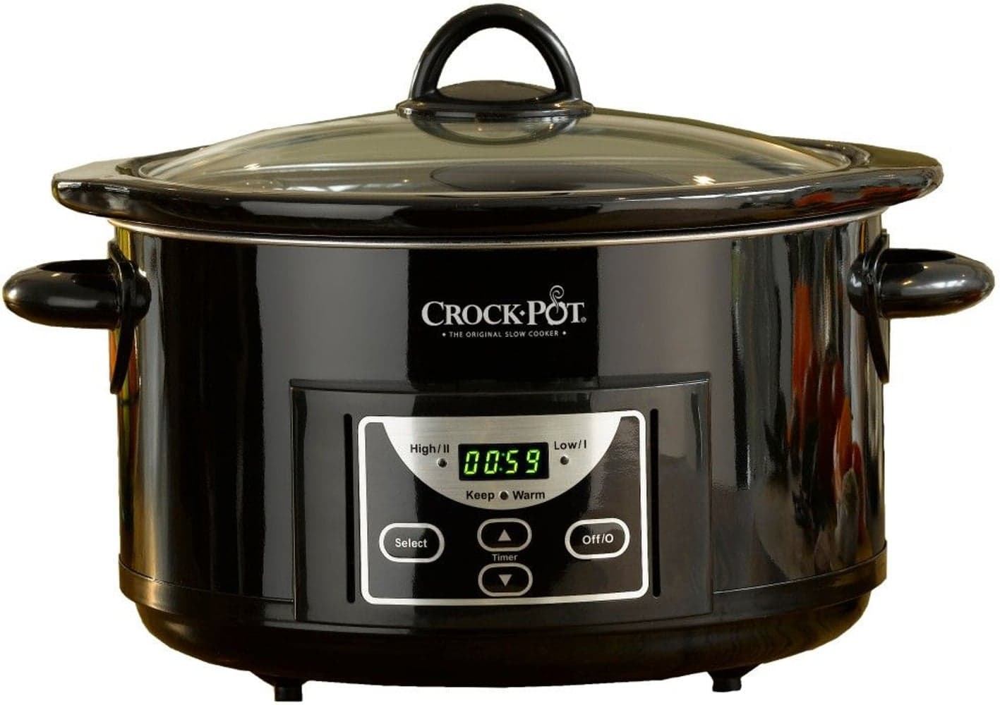Slowcooker 4,7 L Timer Svart, view: 0