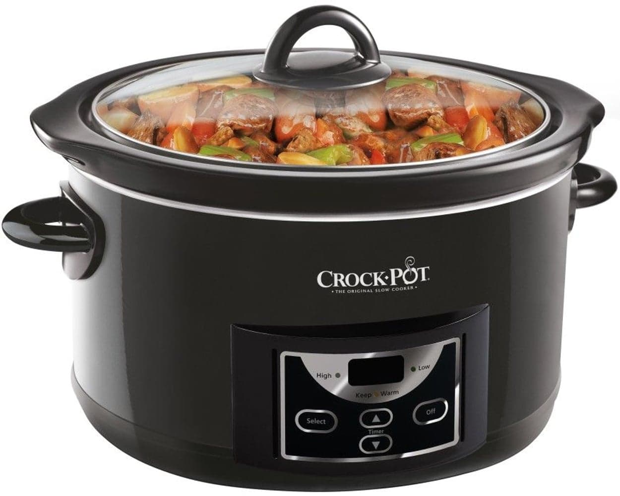 Slowcooker 4,7 L Timer Svart, view: 1