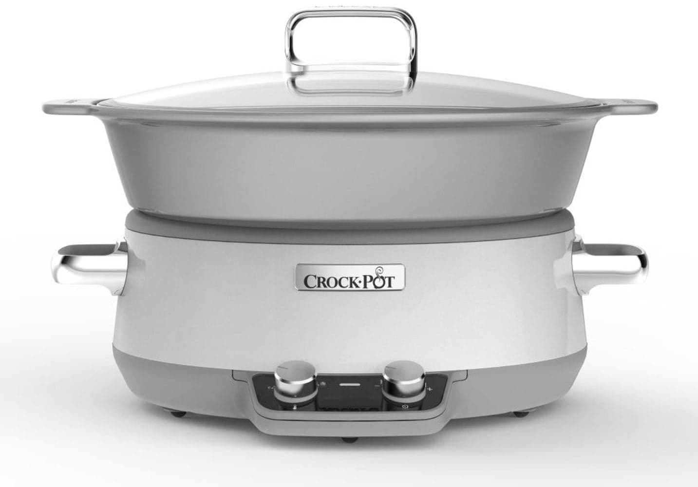 Slowcooker 6 L One Pot Cooking Duraceramic med Timer Hvit, view: 0