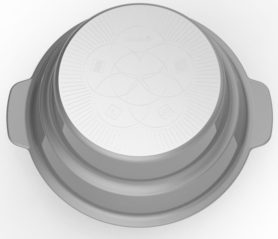 Slowcooker 6 L One Pot Cooking Duraceramic med Timer Hvit, view: 2