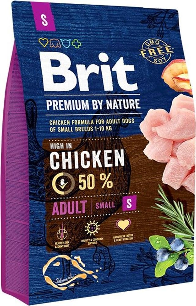 Brit Premium By Nature Adult Small 3 kg, view: 0