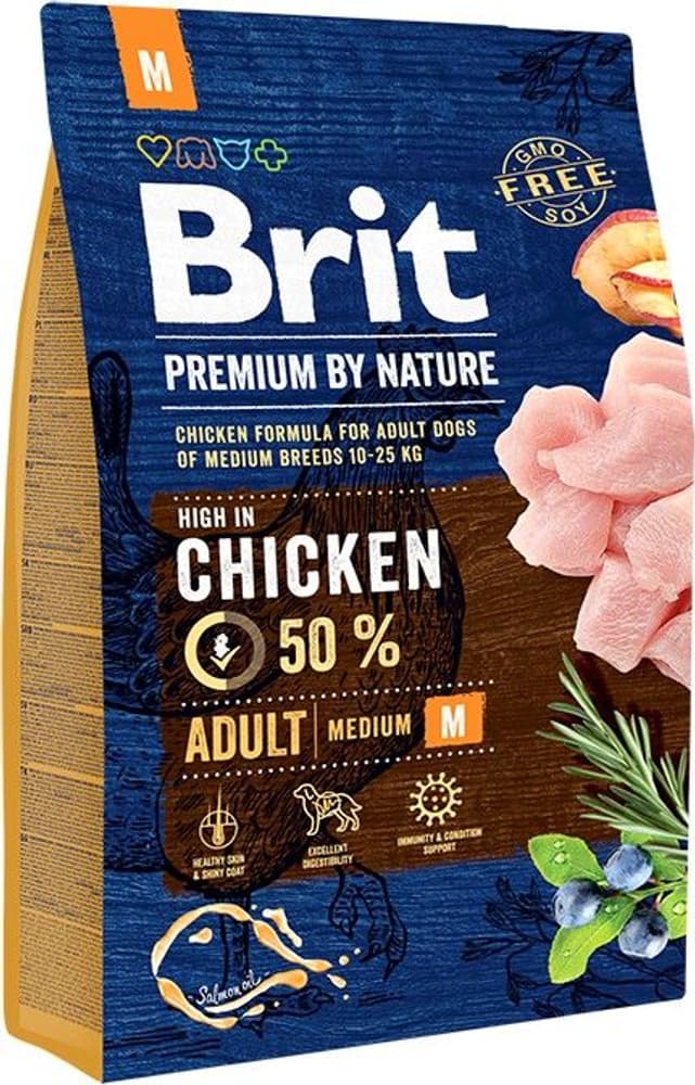 Brit Premium By Nature Adult Medium 3 kg, view: 0