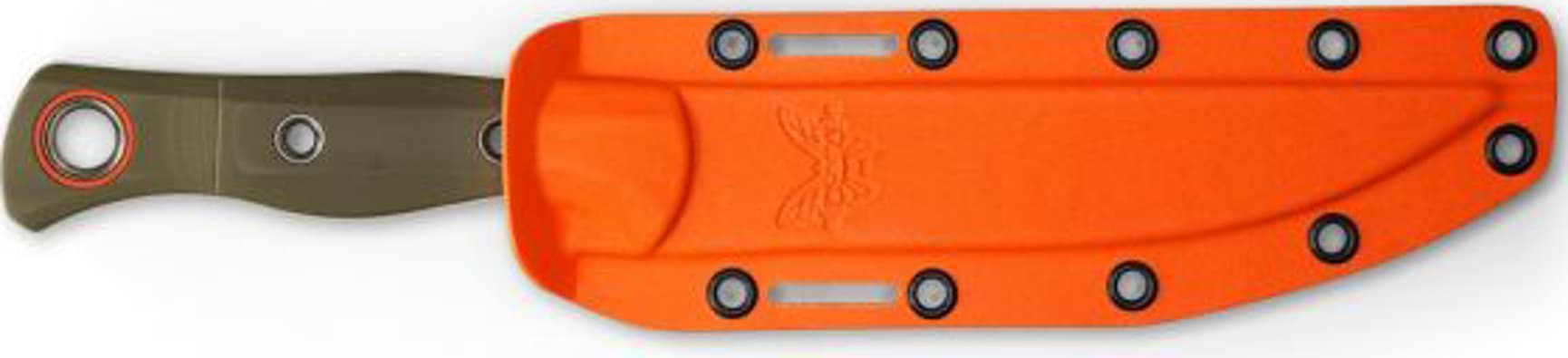 15500-3 Meatcrafter Fixed Blade OD Green G10, view: 4