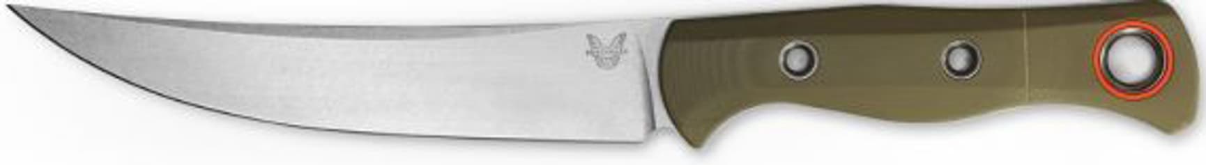 15500-3 Meatcrafter Fixed Blade OD Green G10, view: 6