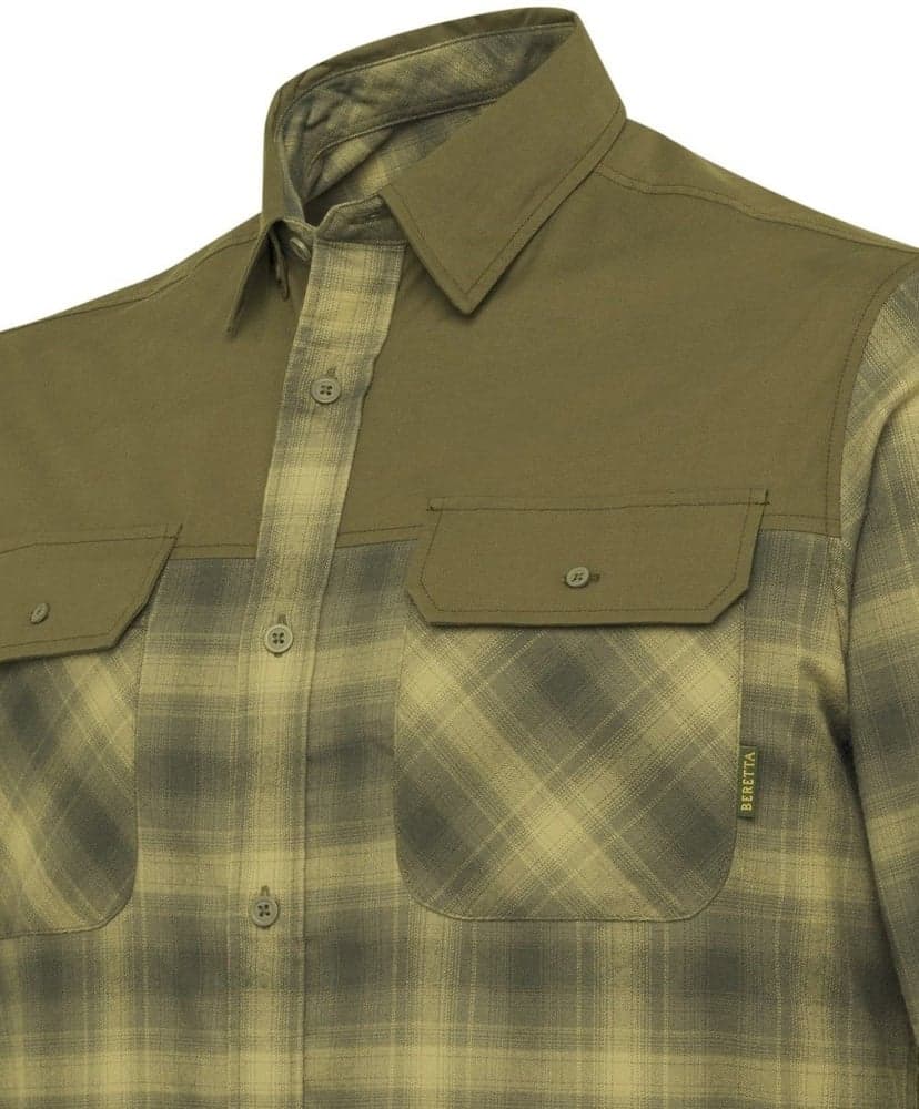 M's Outpost Shirt Moss Check, view: 2