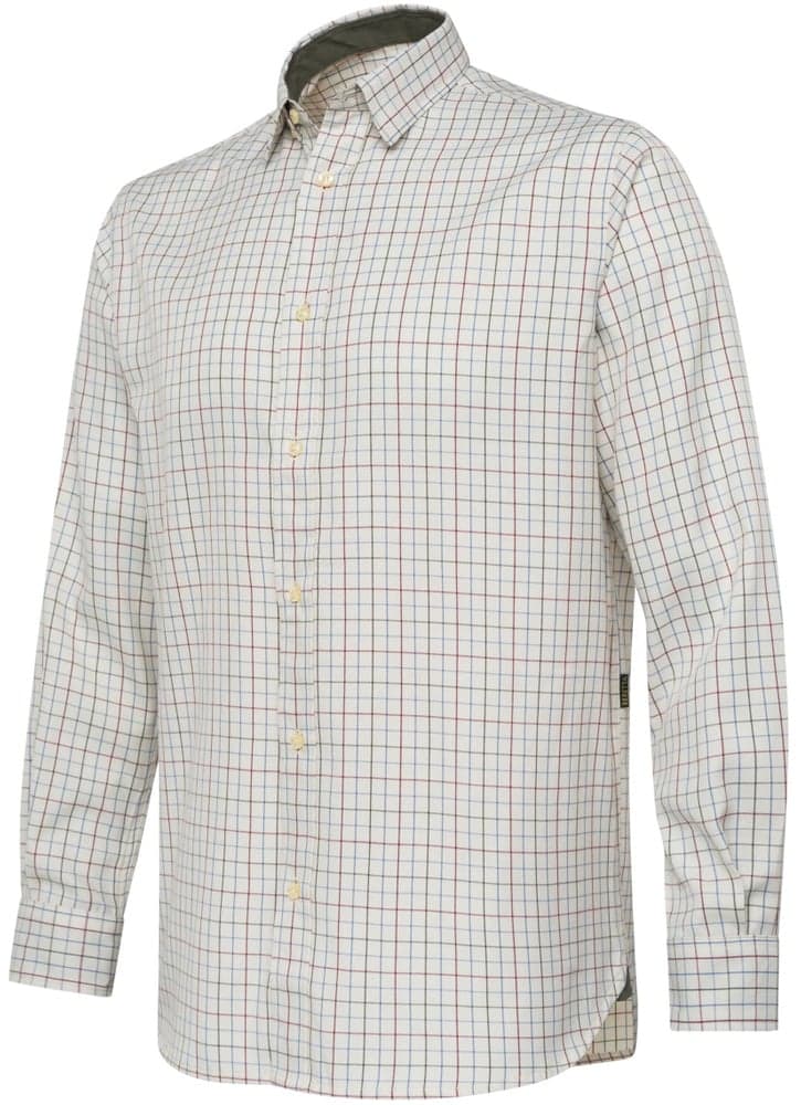 M's Charlow LS Shirt White & Green Check, view: 0