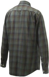 Wood Button Down Shirt Green & Red - view: 1