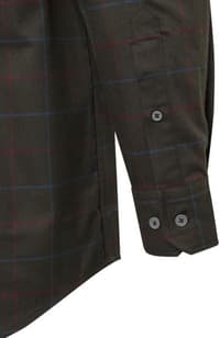Jargo Stretch Shirt Bark/Burgundy Check - view: 3
