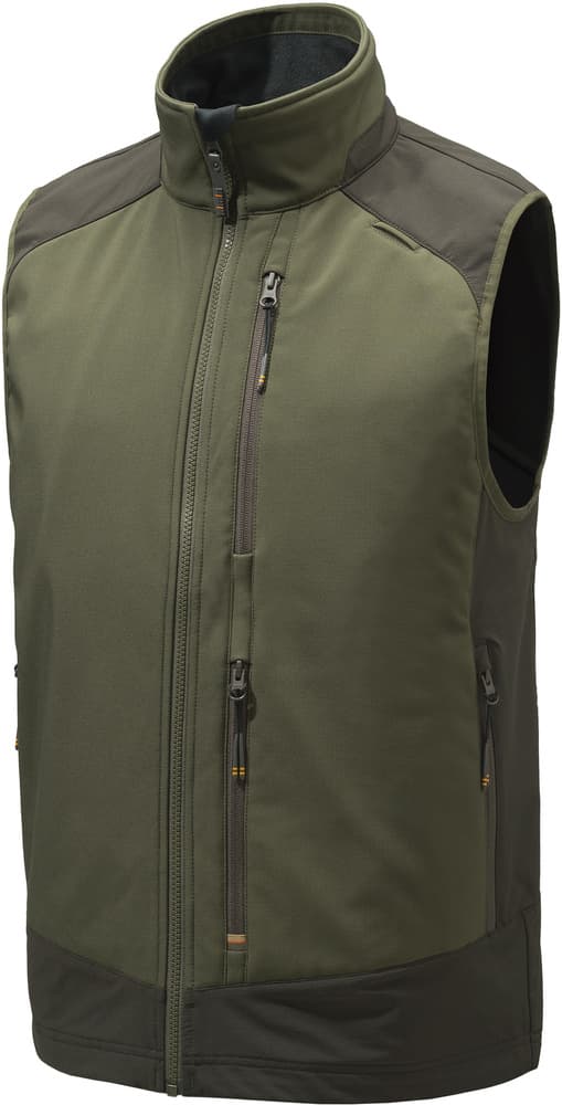 M's Butte Softshell Vest Moss & Brown Bark, view: 0