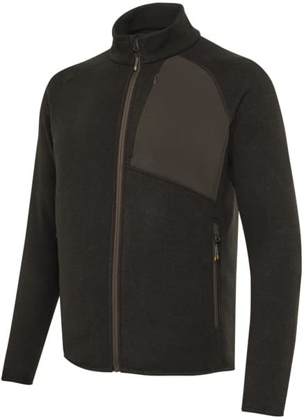 M's Abisko Full Zip Fleece Brown Bark, view: 0