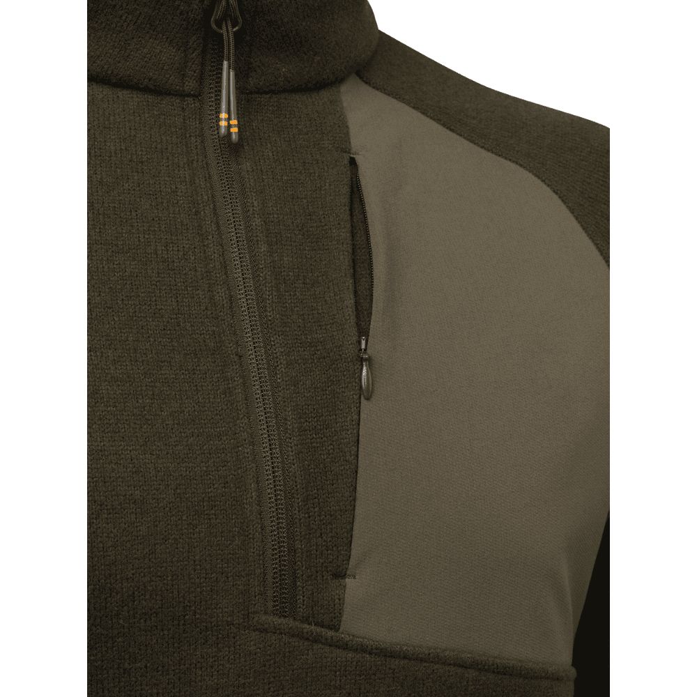 M's Abisko Half Zip Fleece Green Moss, view: 2