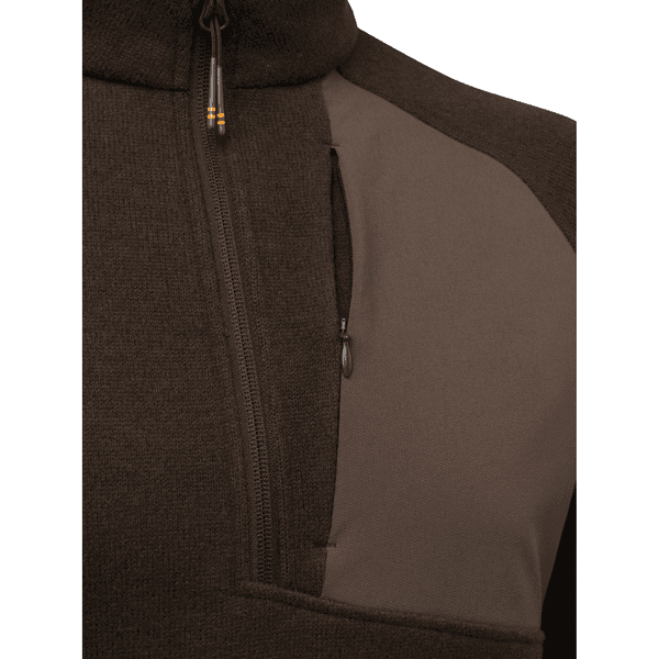 M's Abisko Half Zip Fleece Brown Bark, view: 2