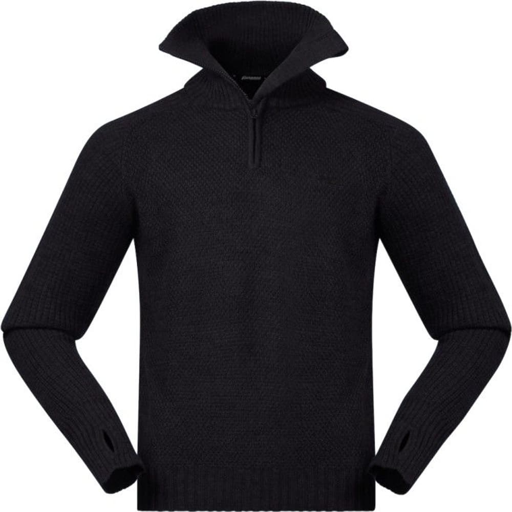Bergans M's Ulriken Jumper Black Melange, view: 0