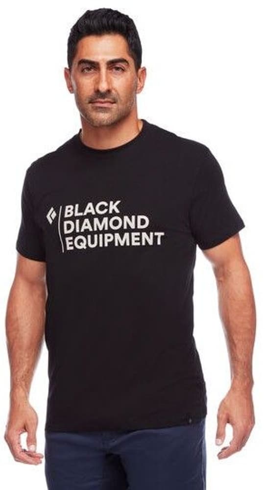 M's Stacked Logo Tee Black, view: 1