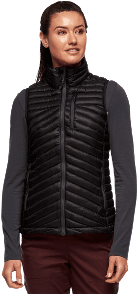 W's Approach Down Vest Black, view: 1