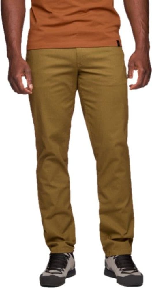 M's Stretch Font Pants Dark Curry, view: 1