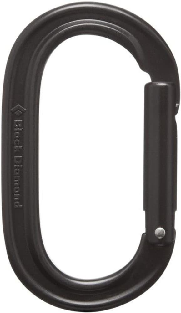 Oval Keylock Carabiner Black, view: 0